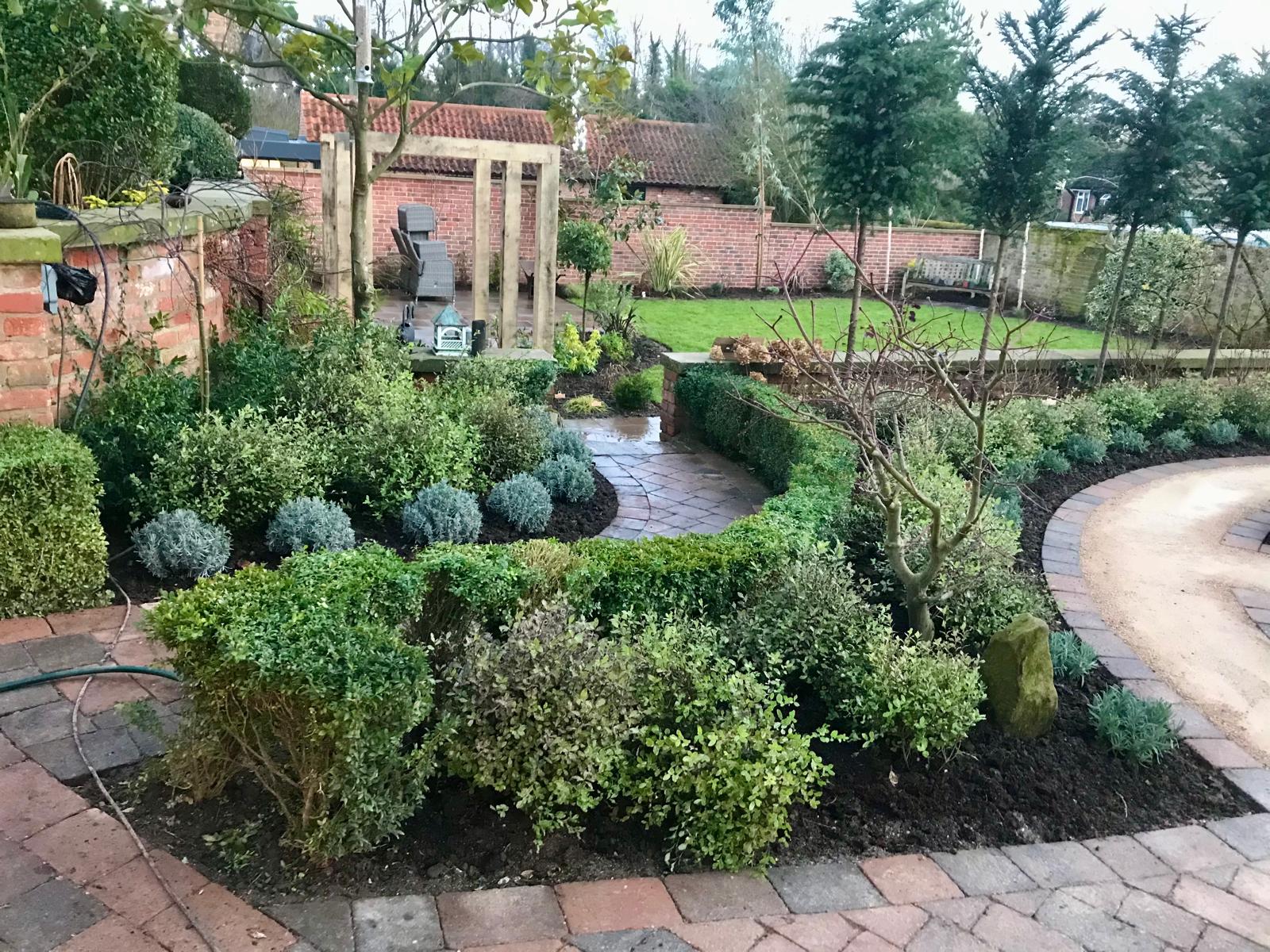 Walled garden planting scheme — Tall Trees Landscapes