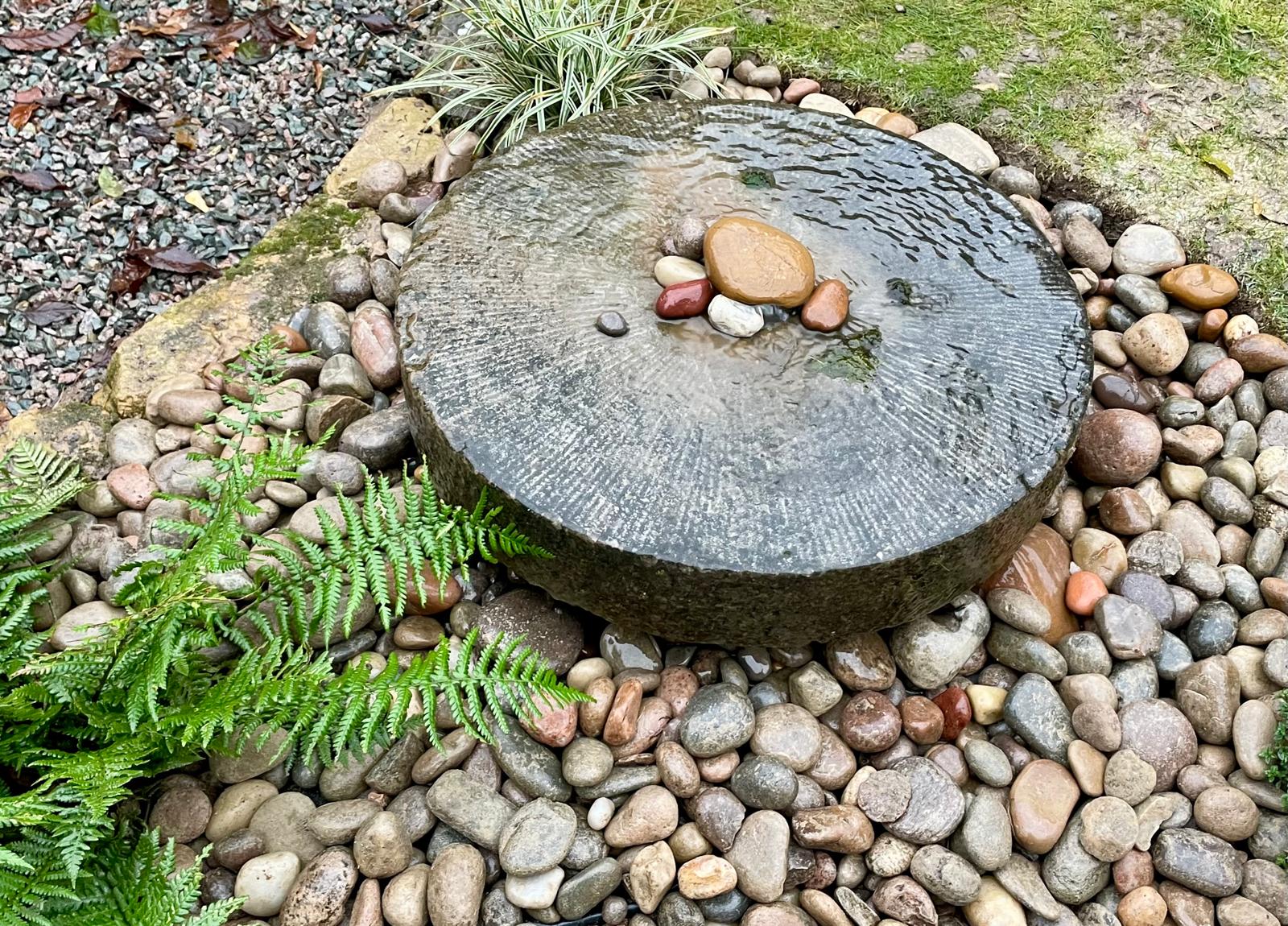 Millstone water feature